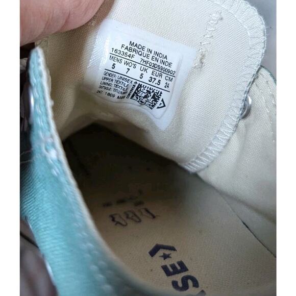 Converse CTAS Chuck Taylor Low Top 163354F Sneaker Green Women’s 7/Men’s 5 - Picture 9 of 10